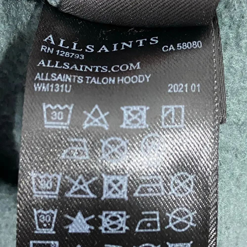 All Saints Ovesized Women's Talon Hoodie Size Medium - Picture 10 of 14
